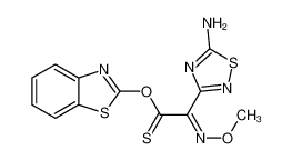 (S)-2-Benzothiazolyl (Z)-2-(5-amino-1,2,4-thiadiazol-3-yl)-2-methoxyiminothioacetate 89604-91-1