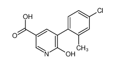 5-(4-chloro-2-methylphenyl)-6-oxo-1H-pyridine-3-carboxylic acid 1261964-40-2