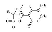 methyl 2-methoxy-6-(trifluoromethylsulfonyloxy)benzoate 145645-18-7
