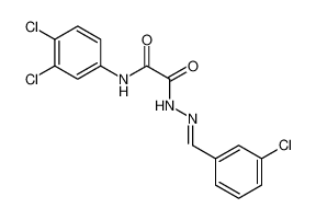 Acetic acid, 2-[(3,4-dichlorophenyl)amino]-2-oxo-, 2-[(3-chlorophenyl)methylene]hydrazide 882046-59-5