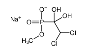 64357-27-3 structure, C3H6Cl2NaO5P
