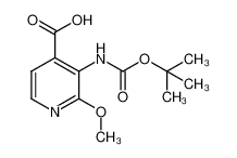3-(tert-Butoxycarbonylamino)-2-methoxyisonicotinic acid 98%