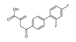 4-[4-(2,4-difluorophenyl)phenyl]-2-methylidene-4-oxobutanoic acid 161692-81-5