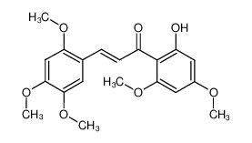 2’-羟基-2,4,4’,5,6’-五甲氧基查耳酮