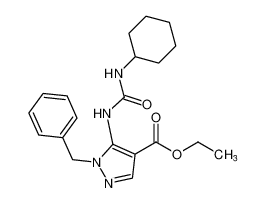 ethyl 1-benzyl-5-(3-cyclohexylureido)-1H-pyrazole-4-carboxylate