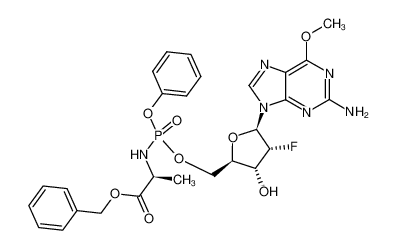 1431557-49-1 structure, C27H30FN6O8P