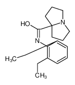 N-(2,6-diethylphenyl)-2-(1,2,3,5,6,7-hexahydropyrrolizin-8-yl)acetamide 88069-54-9