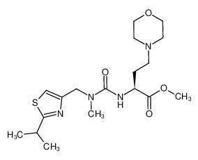 (alphaS)-alpha-甲基2-(1-甲基乙基)-4-噻唑基甲基氨基甲酰基氨基-4-吗啉丁酸甲酯
