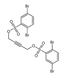 4-(2,5-dibromophenyl)sulfonyloxybut-2-ynyl 2,5-dibromobenzenesulfonate
