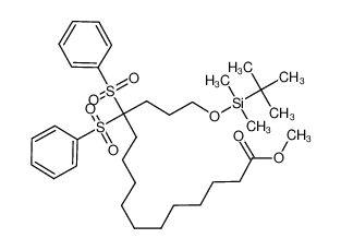 121942-39-0 structure, C34H54O7S2Si