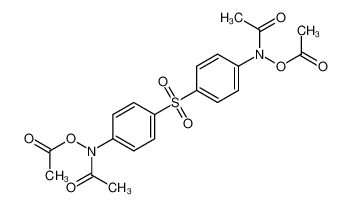 [N-acetyl-4-[4-[acetyl(acetyloxy)amino]phenyl]sulfonylanilino] acetate 36679-41-1