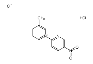3-methyl-1-(5-nitropyridin-1-ium-2-yl)pyridin-1-ium,dichloride 63389-61-7