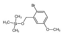 ((2-bromo-5-methoxybenzyl)oxy)trimethylsilane 379697-34-4