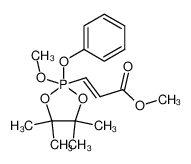 methyl (E)-3-(2-methoxy-4,4,5,5-tetramethyl-2-phenoxy-1,3,2l<sup>5</sup>-dioxaphospholan-2-yl)acrylate 107906-22-9