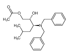 (2R,3S)-3-[二(苯基甲基)氨基]-5-甲基-1,2-己烷二醇 1-乙酸酯