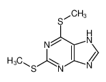 2,6-bis(methylsulfanyl)-7H-purine 1201-58-7