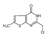2-氯甲基-6-甲基-3H-噻吩并[2,3-d]嘧啶-4-酮