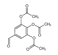 (2,3-diacetyloxy-5-formylphenyl) acetate 71932-18-8