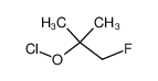 1-fluoro-2-methylpropan-2-yl hypochlorite 123359-21-7