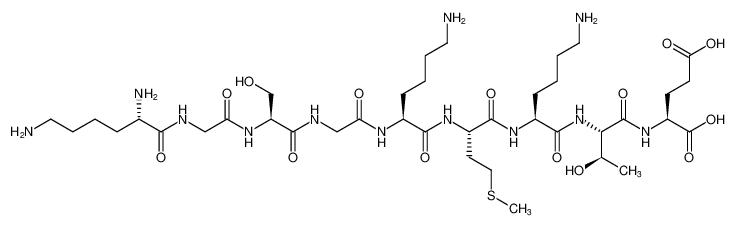 L-Glutamic acid,L-lysylglycyl-L-serylglycyl-L-lysyl-L-methionyl-L-lysyl-L-threonyl-