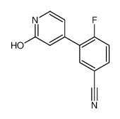 4-fluoro-3-(2-oxo-1H-pyridin-4-yl)benzonitrile 1261981-68-3