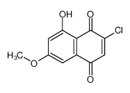2-chloro-8-hydroxy-6-methoxynaphthalene-1,4-dione 65120-69-6