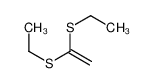1,1-bis(ethylsulfanyl)ethene 4992-59-0