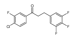1-(4-氯-3-氟苯基)-3-(3,4,5-三氟苯基)-1-丙酮