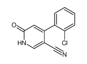 4-(2-chlorophenyl)-6-oxo-1H-pyridine-3-carbonitrile 825638-06-0
