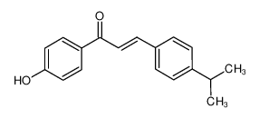 (E)-1-(4-hydroxyphenyl)-3-(4-propan-2-ylphenyl)prop-2-en-1-one