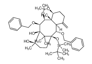 202341-17-1 (4S,4aS,5S,6S,7R,8R,11S,12S,12aR)-6,12-Dibenzyloxy-11-(tert-butyldimethylsiloxy)-4,5-(isopropylidenedioxy)-4a,8,13,13-tetramethyl-1-methylenetetradecahydro-7,11-methanobenzocyclodecene-7,8-diol