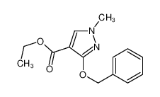 ethyl 1-methyl-3-phenylmethoxypyrazole-4-carboxylate 111493-88-0