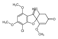 7-氯-3',4,6-三甲氧基-5'-甲基螺[1-苯并呋喃-2,4'-环己-2-烯]-1',3-二酮