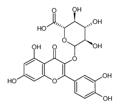2-(3,4二羟基苯基)-5,7-二羟基-4-氧代-4H-1-苯并吡喃-3-基-beta-D-吡喃葡糖苷酸