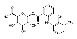 (2S,3S,4S,5R,6S)-6-[2-[(2,3-二甲基苯基)氨基]苯甲酰基]氧基-3,4,5-三羟基四氢吡喃-2-羧酸