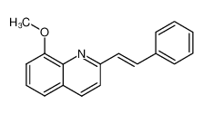 (E)-8-methoxy-2-styrylquinoline 78224-64-3
