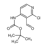 N-(2-氯-3-甲酰基-4-吡啶)氨基甲酸1,1-二甲基乙酯图片