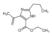ethyl 4-prop-1-en-2-yl-2-propyl-1H-imidazole-5-carboxylate 157356-73-5