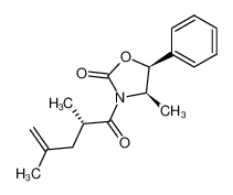 (2'S,4R,5S)-(+)-3-(2',4'-dimethyl-1'-oxopent-4'-enyl)-4-methyl-5-phenyloxazolidin-2-one 80719-70-6
