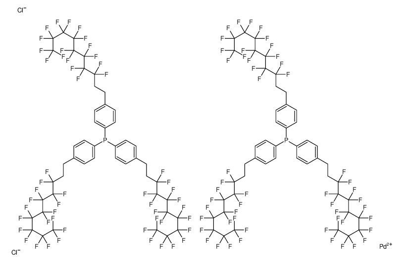 326475-46-1 二[三(4-(1H,1H,2H,2H-全氟癸烷)苯基)膦]二氯化钯(II)