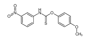 O-(4-methoxyphenyl) N-3-nitrophenylthioncarbamate 86317-32-0