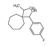 (4-fluorophenyl)(1-isopropylcycloheptyl)methanol 851537-38-7