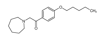 2-(azepan-1-yl)-1-(4-pentoxyphenyl)ethanone 88675-35-8