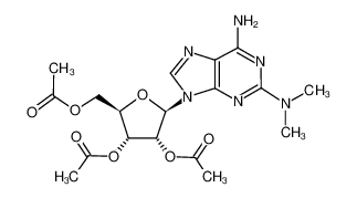 2',3',5'-tri-O-acetyl-2-N,N-dimethylaminoadenosine