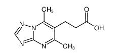 3-(5,7-二甲基-[1,2,4]噻唑并[1,5-a]嘧啶-6-基)-丙酸