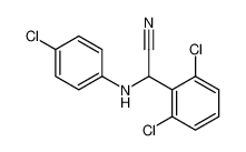 2-(4-chloroanilino)-2-(2,6-dichlorophenyl)acetonitrile 74929-43-4