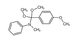N-(dimethoxy(4-methoxyphenyl)methyl)-N-methylaniline 79431-14-4