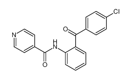N-[2-(4-chlorobenzoyl)phenyl]pyridine-4-carboxamide 93825-93-5