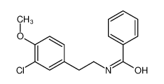 N-[2-(3-chloro-4-methoxyphenyl)ethyl]benzamide 115514-67-5