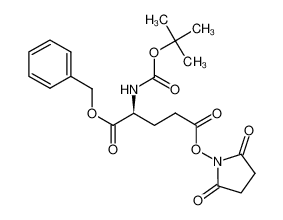 1-苄基5-(2,5-二氧代-1-吡咯烷基)N-{[(2-甲基-2-丙基)氧基]羰基}-L-谷氨酸图片